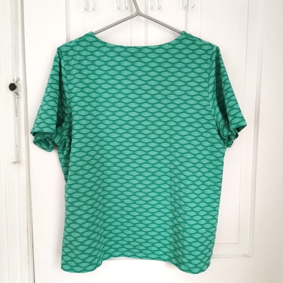 Alia Green Patterned Shirt - Picture 4 of 4